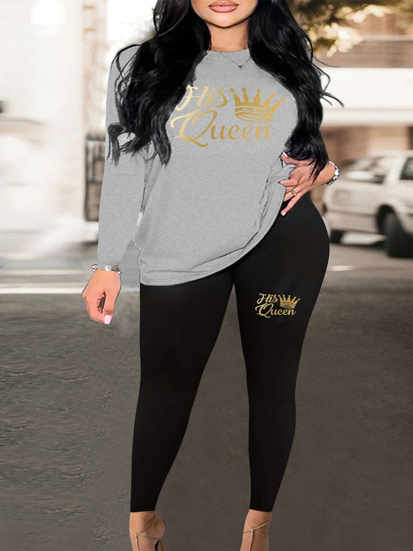 Women's casual sweatshirt with original bear motif NOVAE