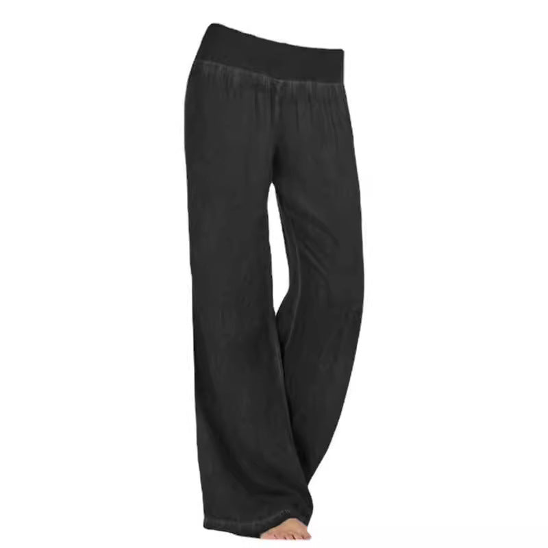 Women's casual wide-leg trousers NOVAE