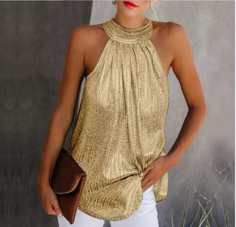 Women's evening top with a sophisticated cut NOVAE