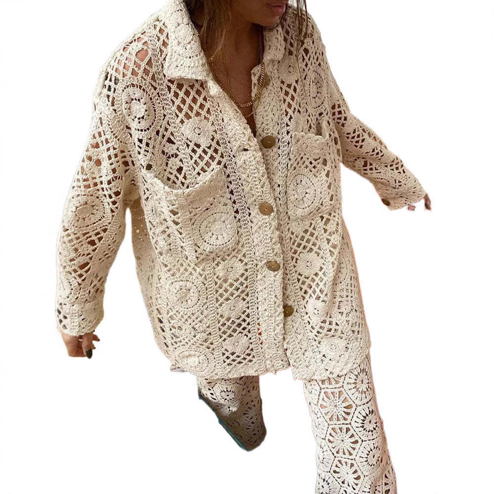 Women's modern crochet jacket NOVAE