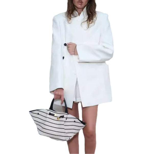 Women's Elegant Blazer Jacket with Refined Details NOVAE