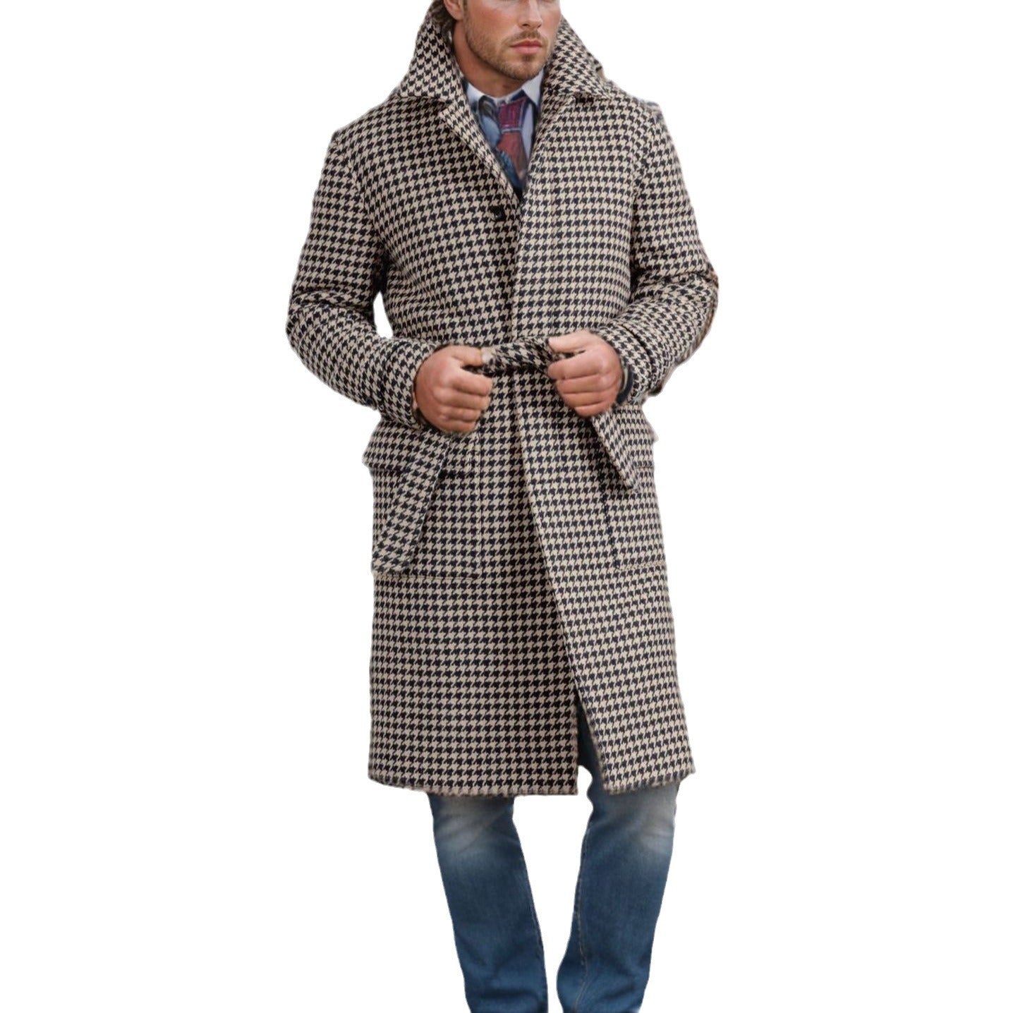 Men's classic wool coat NOVAE