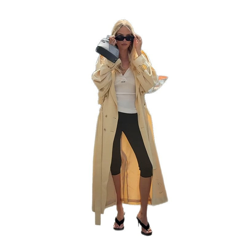 Women's Elegant Trench Coat Jacket with a Fashionable Cut NOVAE