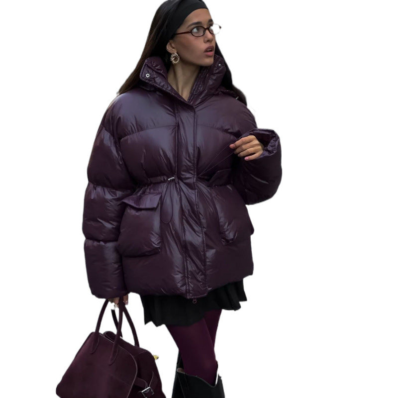 Women's transitional jacket with adjustable drawstring and hood NOVAE