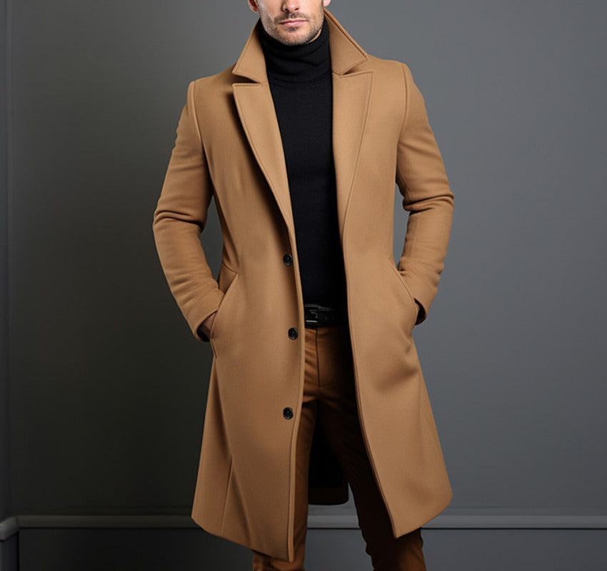 Men's elegant wool coat NOVAE