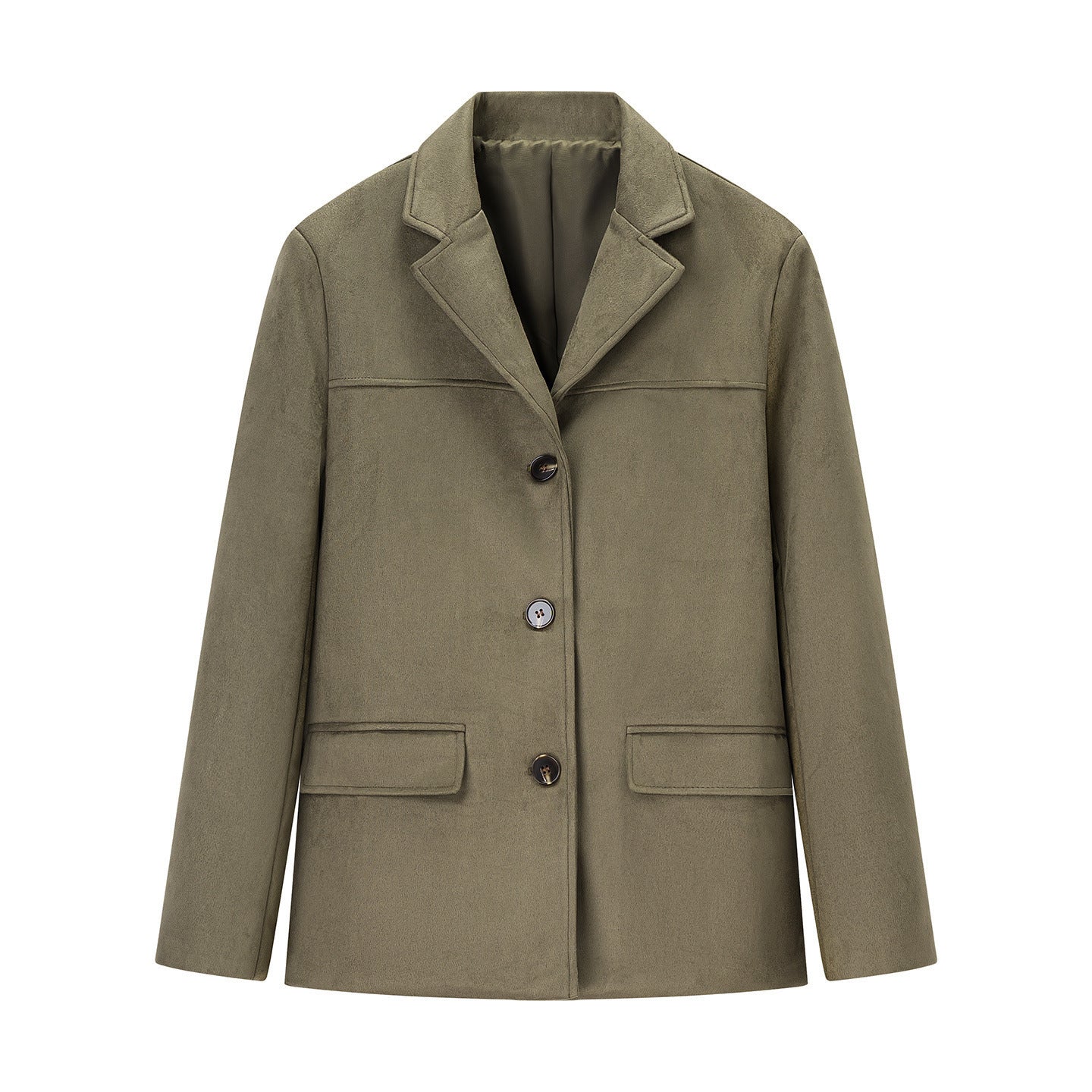 Women's fashionable wool blazer with pockets and high-quality workmanship NOVAE