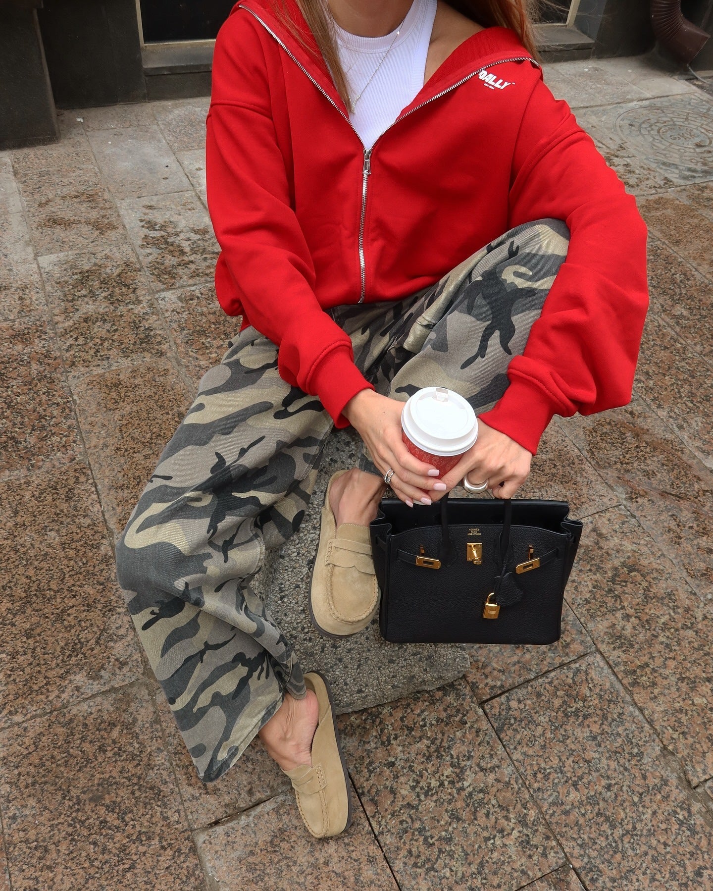 Women's hoodie with artistic angel motif and fashionable NOVAE lettering