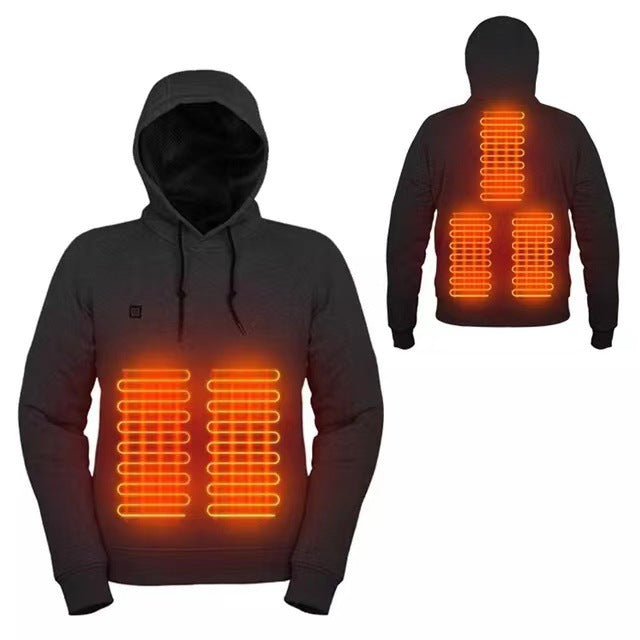 Women's Heated Hooded Jacket with Innovative LED Heating Elements NOVAE