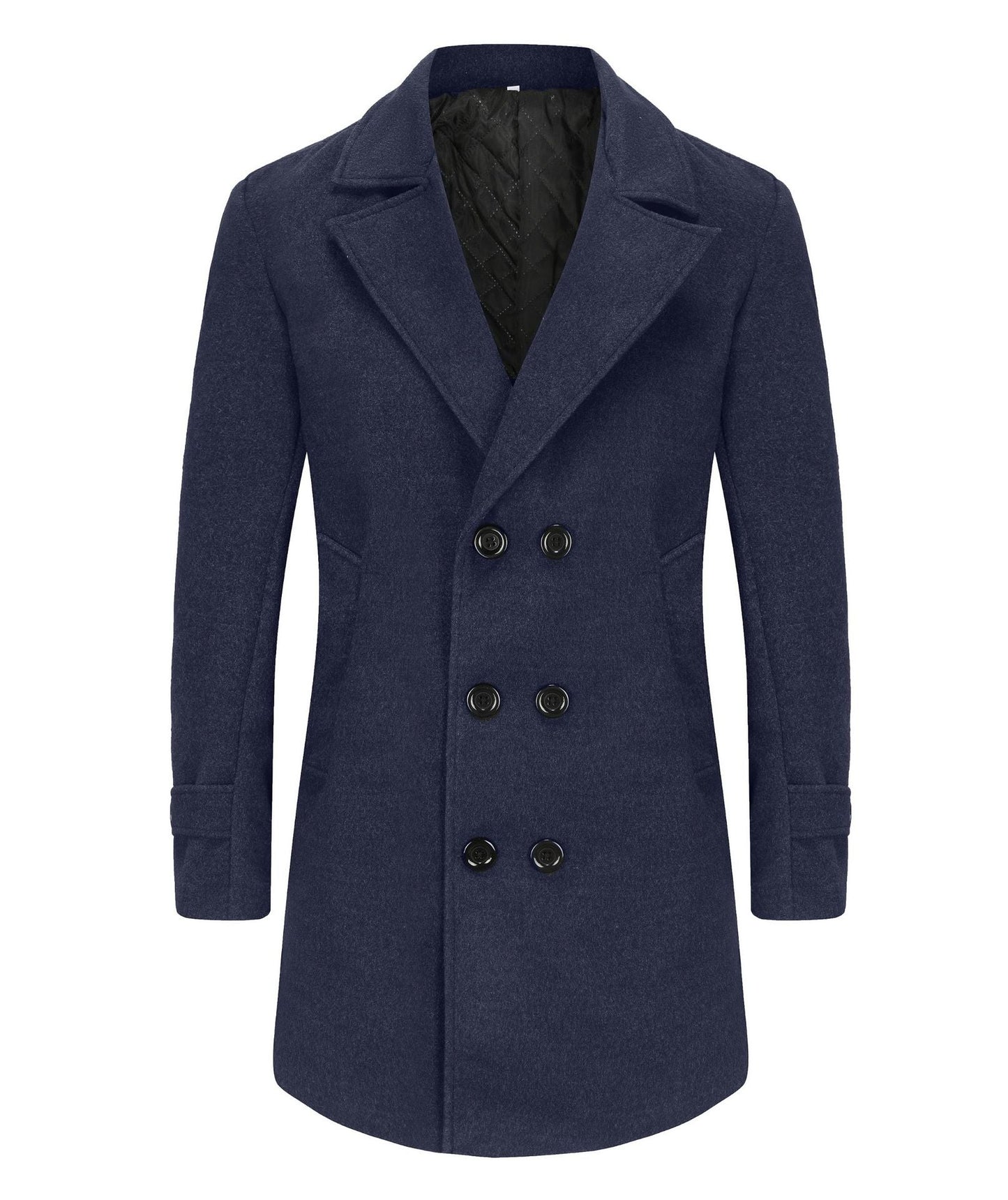 Men's stylish and elegant double-breasted overcoat NOVAE