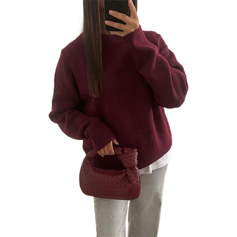 Women's Original Cut Knit Sweater with Soft Material NOVAE