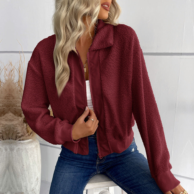 Women's cozy fleece jacket NOVAE