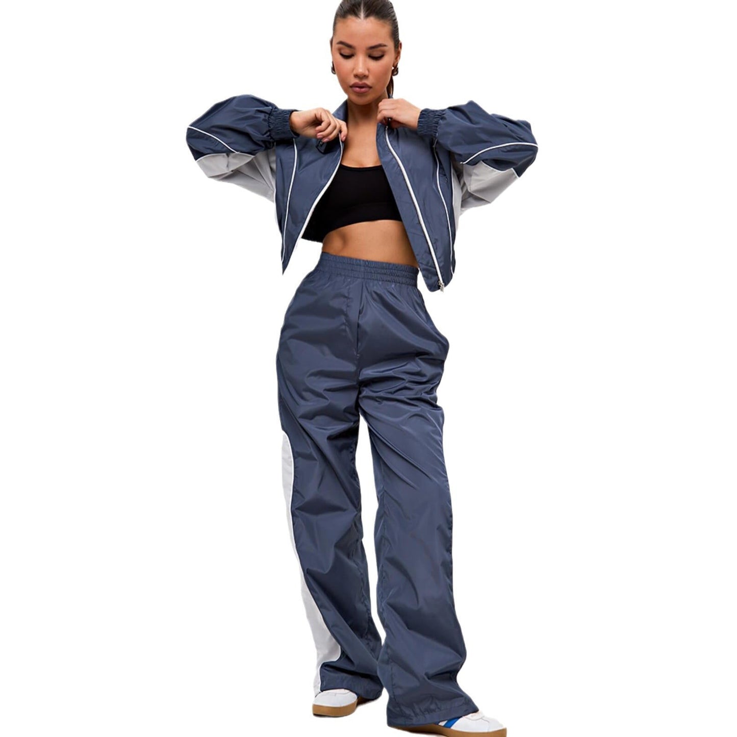 Women's stylish jumpsuit with elastic waistband and practical pockets NOVAE