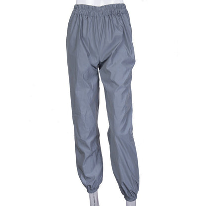 Women's casual leisure trousers with side pockets and elastic waistband NOVAE