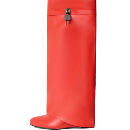 NOVAE | Leather shark boots