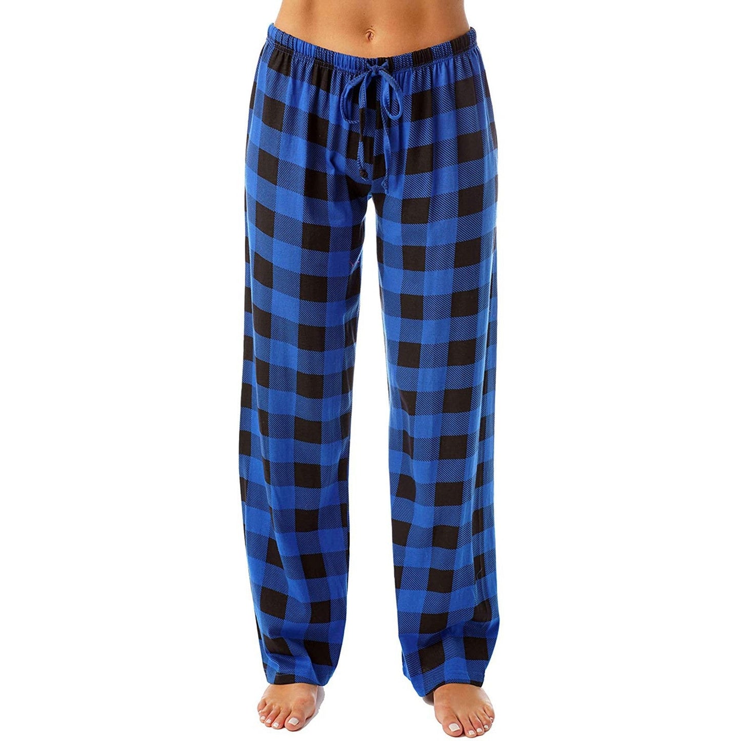 Women's leisure trousers in a checked cut NOVAE