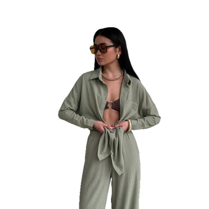 Women's trendy loose-fit shirt blouse NOVAE