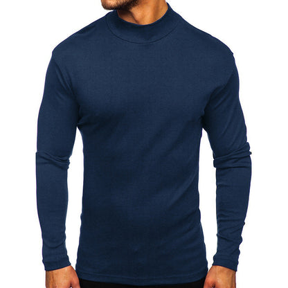 Men's long-sleeved shirt with stand-up collar made of high-quality material NOVAE