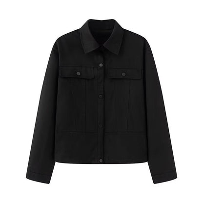 Women's fashionable utility jacket with large pockets and trendy cut NOVAE