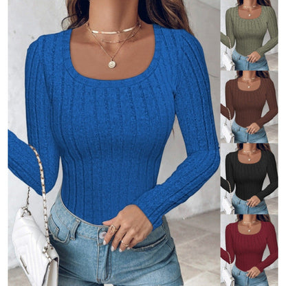 Women's long-sleeved shirt with structured design NOVAE