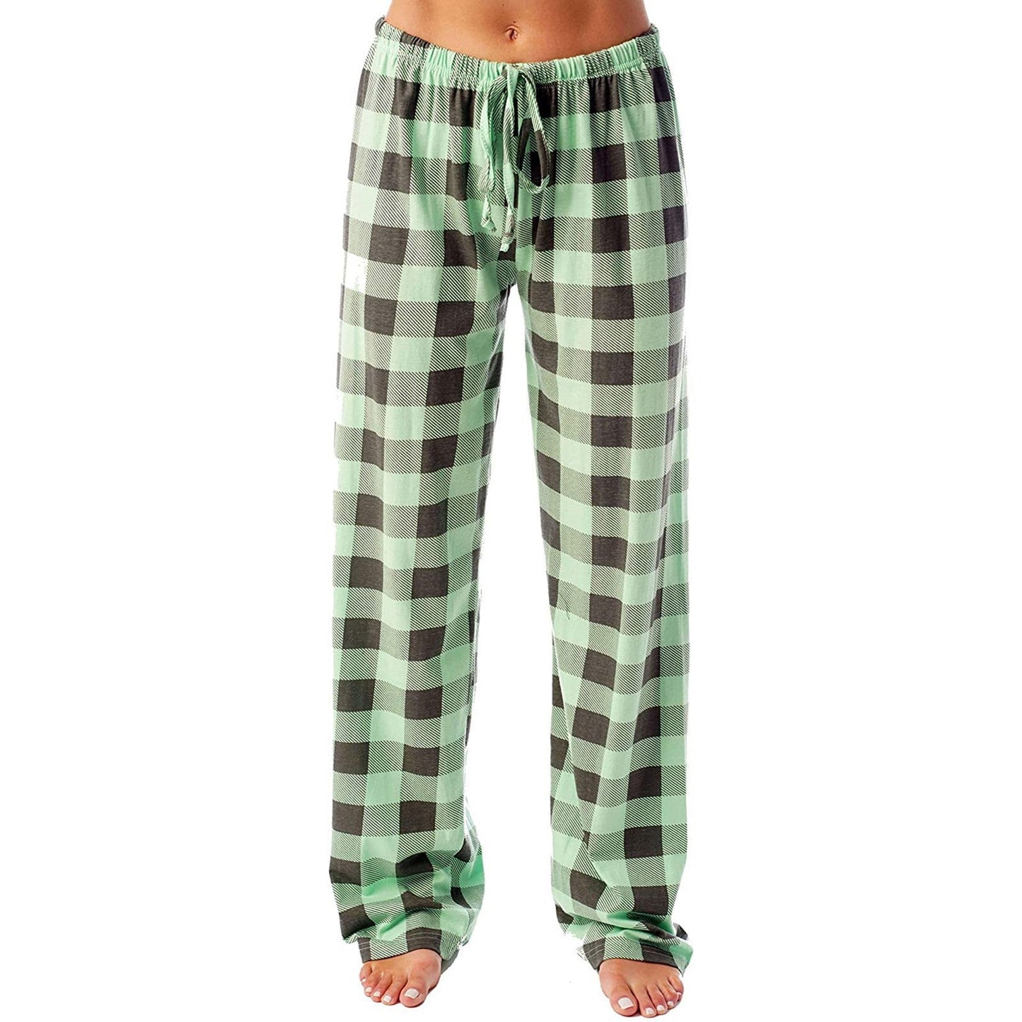 Women's leisure trousers in a checked cut NOVAE