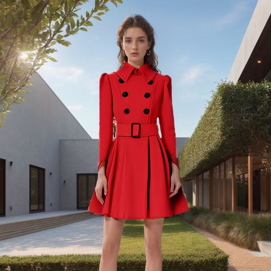 Women's trench coat with an elegant tailored fit NOVAE