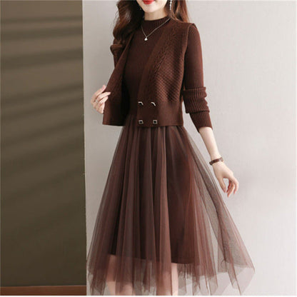 Women's cardigan with tulle skirt NOVAE