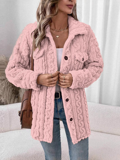 Women's cardigan with textured surface NOVAE