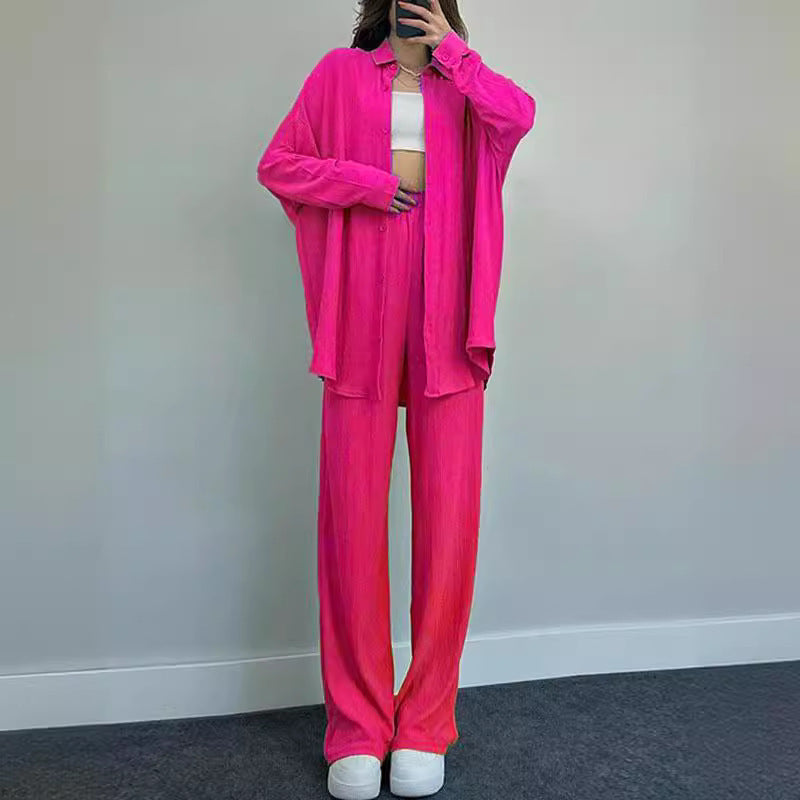 Women's casual jumpsuit with chic shirt NOVAE