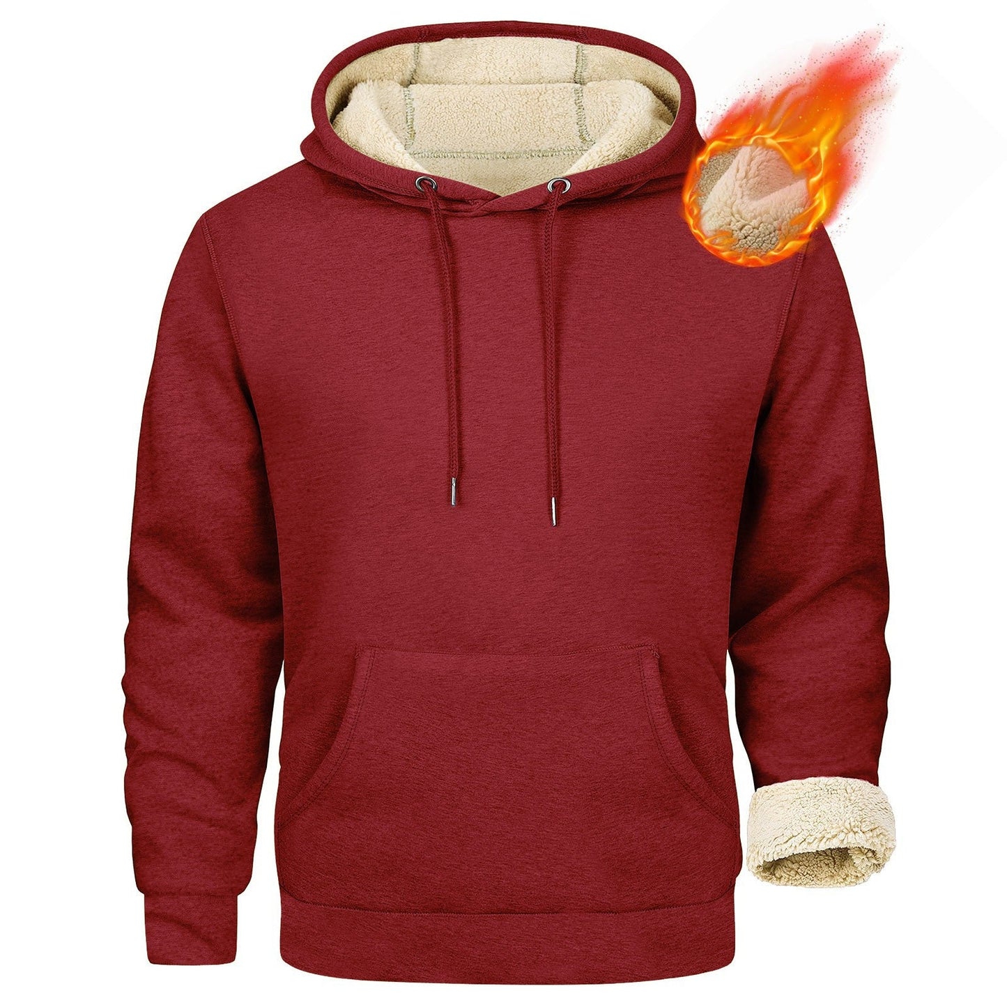 Men's fleece hoodie with cozy inner lining NOVAE