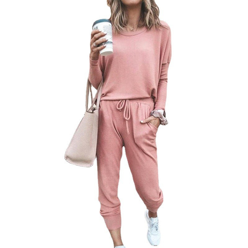 Women's Casual Jumpsuit with Practical Drawstring and Side Pockets NOVAE