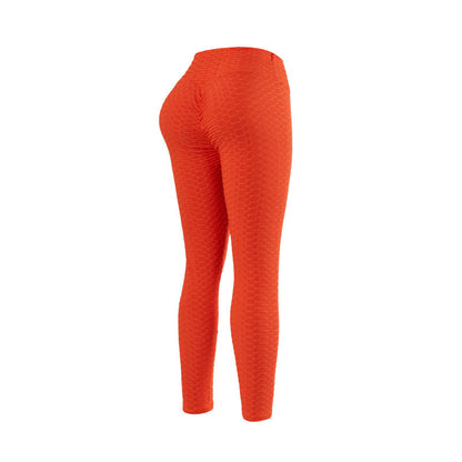 Women's sporty leggings with a textured surface NOVAE