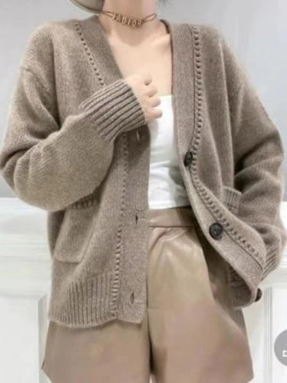 Women's cardigan in a casual oversized style NOVAE