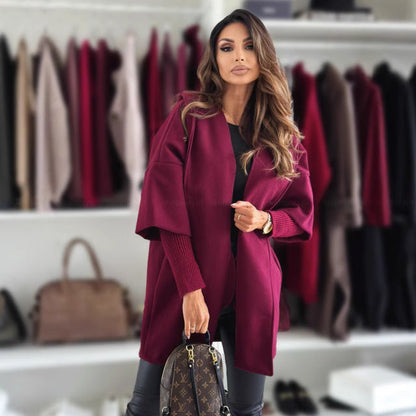 Women's hooded coat made of high-quality material with a structured design NOVAE