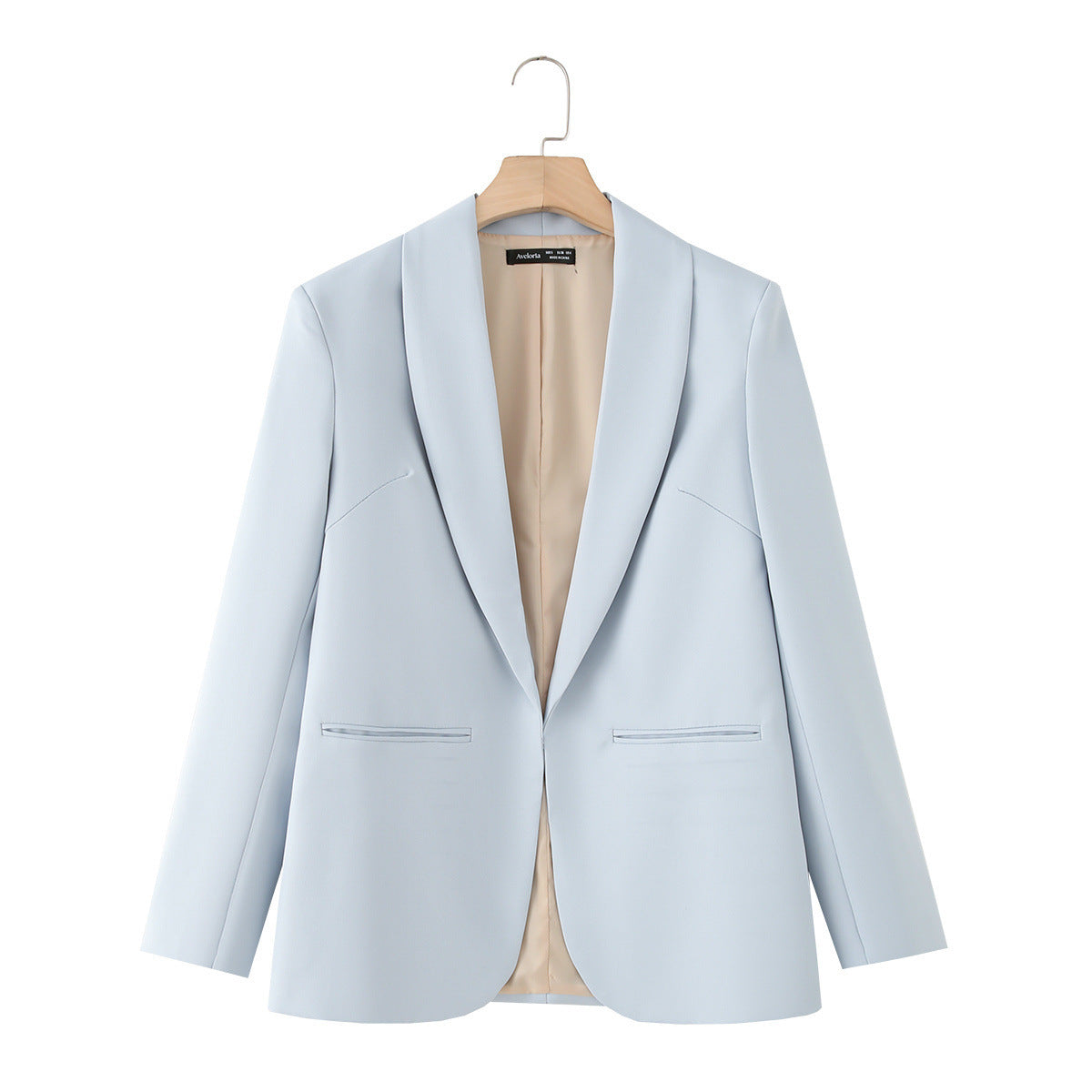 Women's elegant blazer with a modern cut and practical pockets NOVAE