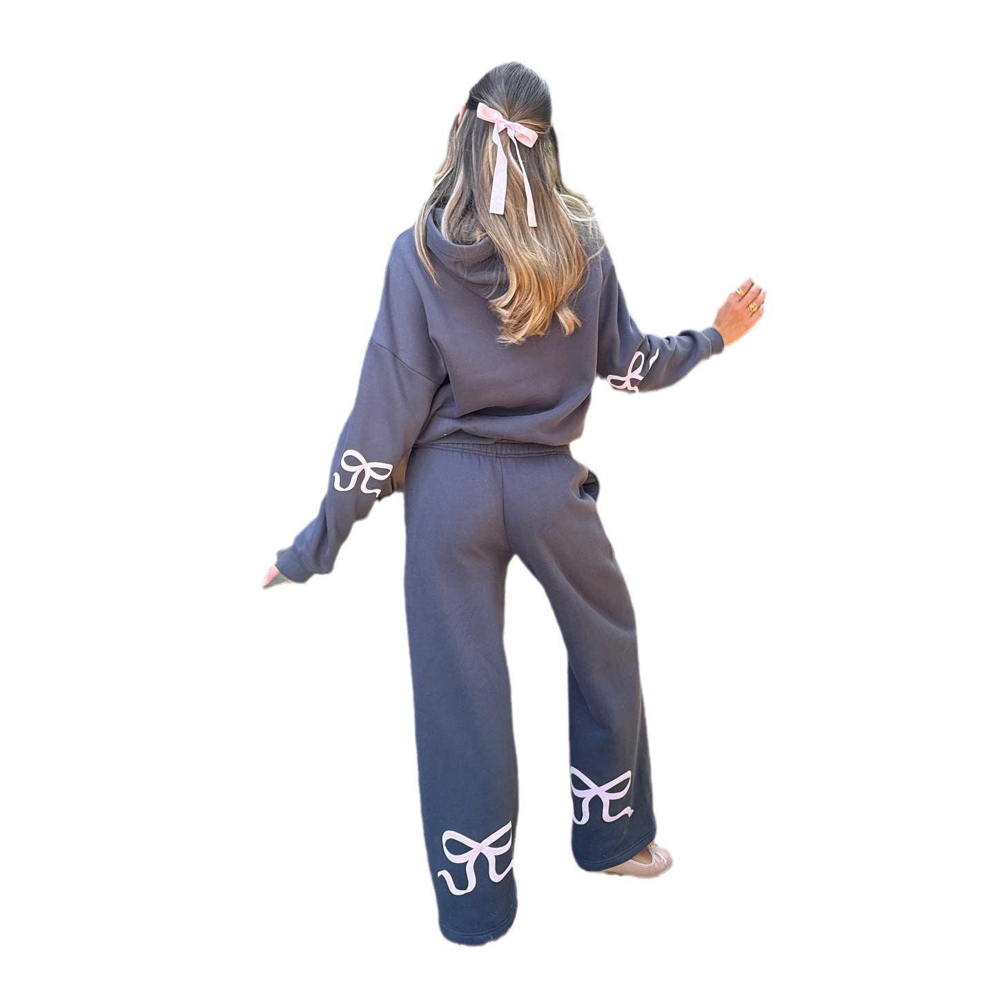 Women's casual tracksuit with high comfort and graphic accents NOVAE