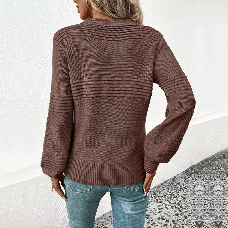 Women's stylish knitted sweater NOVAE
