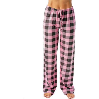 Women's leisure trousers in a checked cut NOVAE