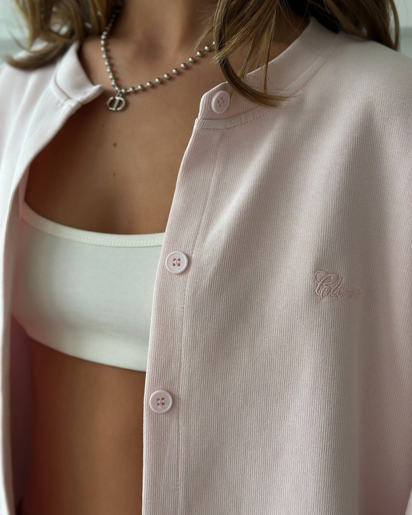 Women's casual cardigan with delicate button details NOVAE