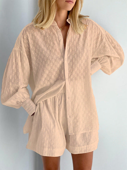 Women's structured shirt with a comfortable fit NOVAE