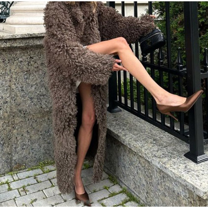 Women's Luxury Faux Fur Oversized Coat NOVAE
