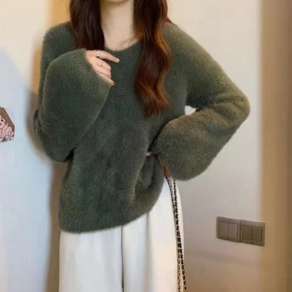 Women's Fluffy Oversized Sweater NOVAE