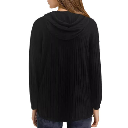 Women's chunky knit sweater with V-neck and casual sleeves NOVAE