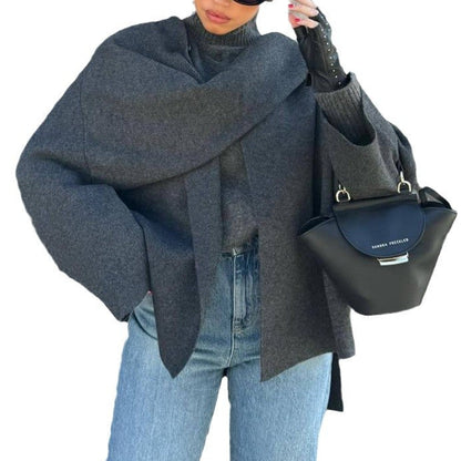 Women's elegant hooded shirt NOVAE