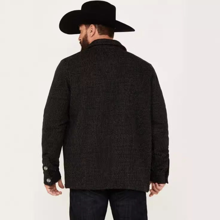 Men's comfortable and durable cotton jacket with practical pockets NOVAE