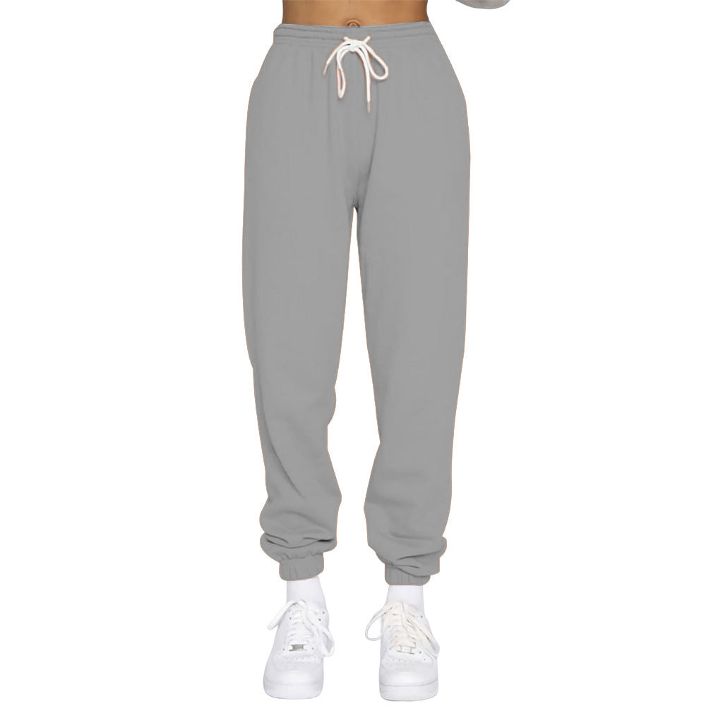 Women's Comfortable Jogging Pants with Adjustable Waistband and Elastic Cuffs NOVAE