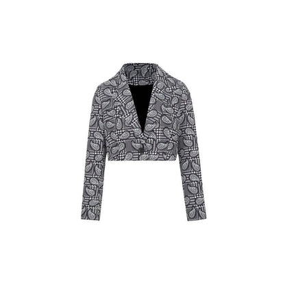 Women's blazer with fashionable paisley pattern and tailored cut NOVAE