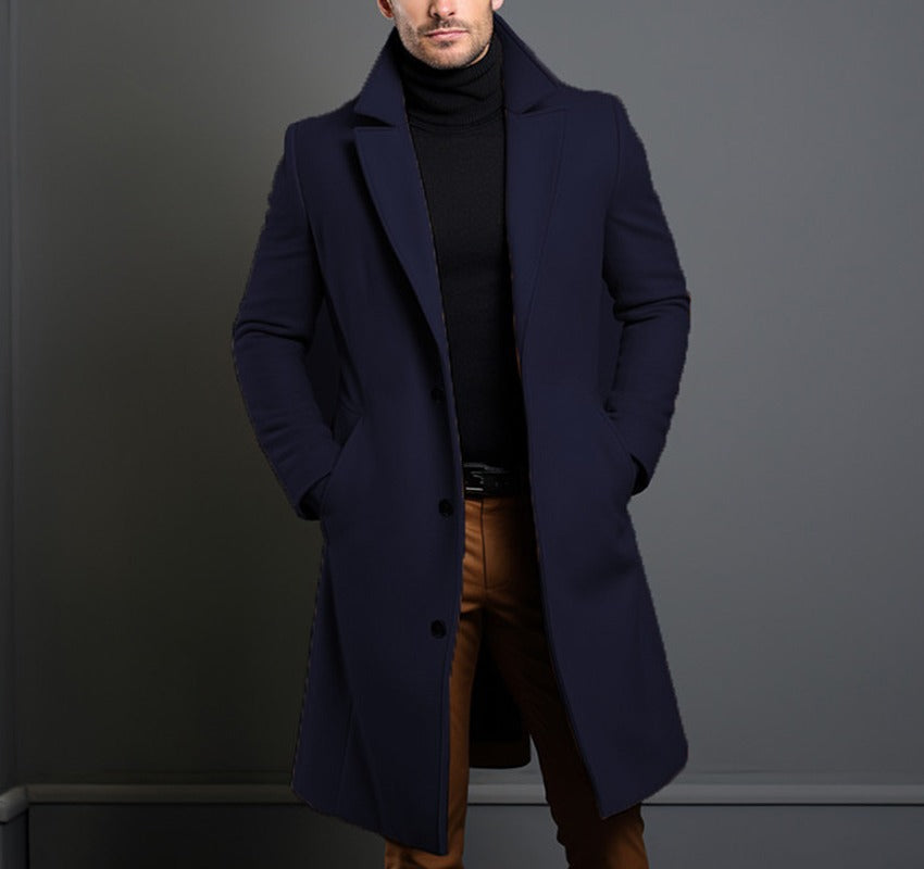 Men's elegant wool coat NOVAE