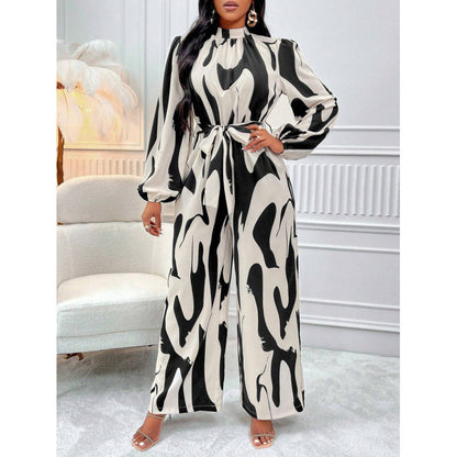Women's maxi dress with stylish wrap design and elegant puff sleeves NOVAE