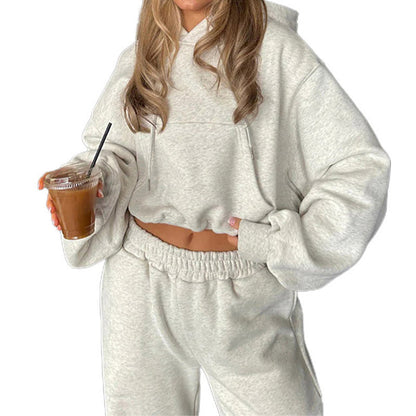 Women's Oversized Hoodie with Elastic Waistband NOVAE