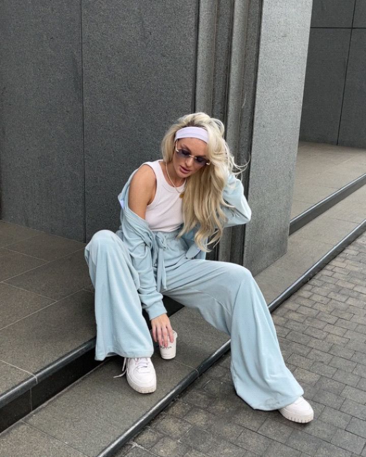 Women's velor jogging suit NOVAE